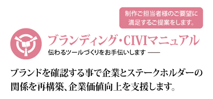 ブランディング戦略／ブランドを知る事で企業とステークホルダーの関係を再構築、企業価値の向上を目指します。